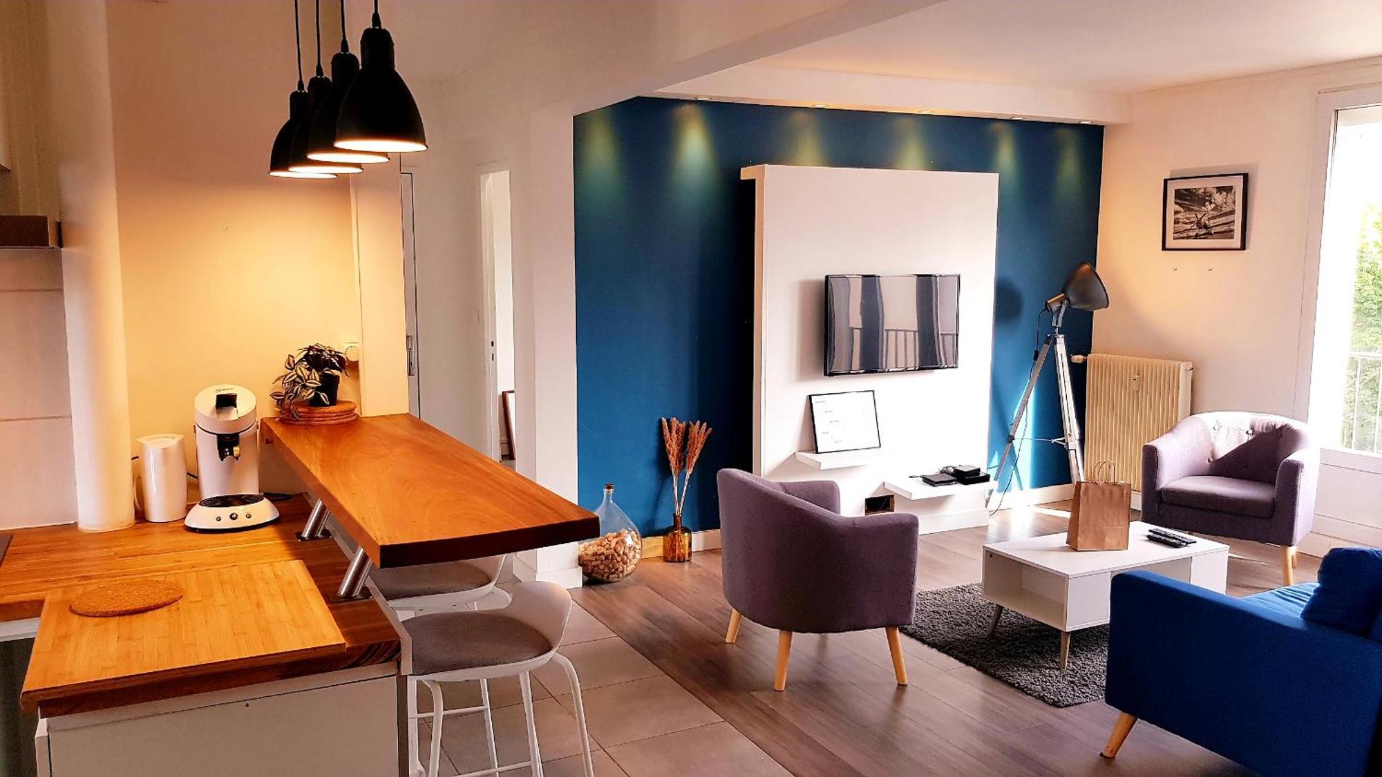 Le Bleu - 2 Chambres - Parking アミアン エクステリア 写真
